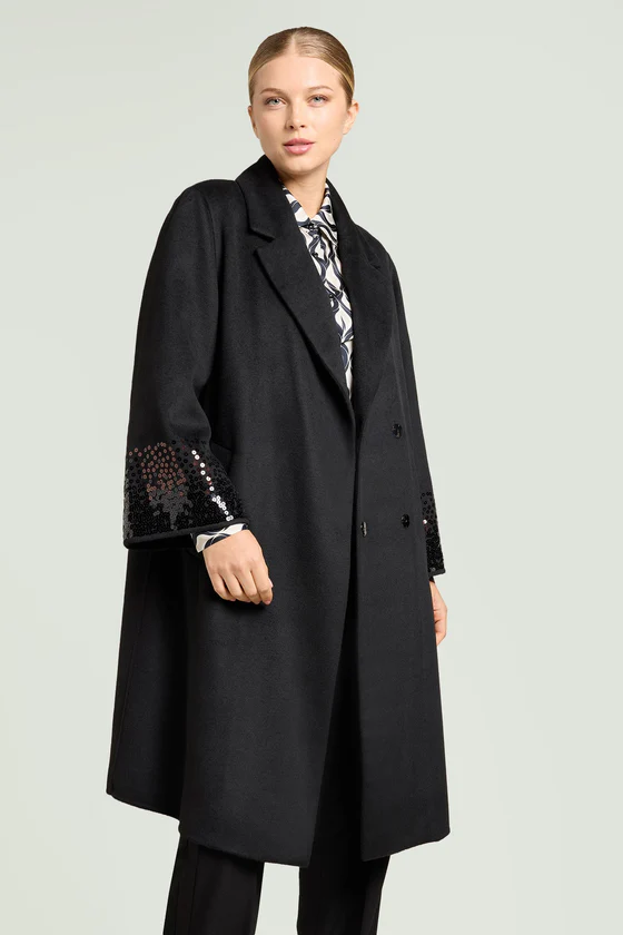 CAPPOTTO DOUBLE RICAMATO