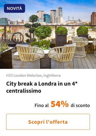 City break a Londra in un 4* centralissimo