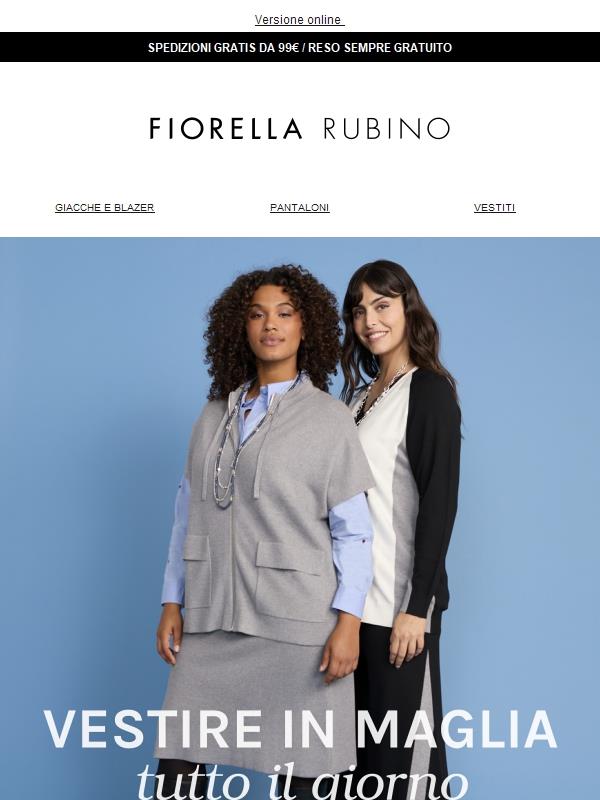 Comoda, chic… e in maglia! 🧶