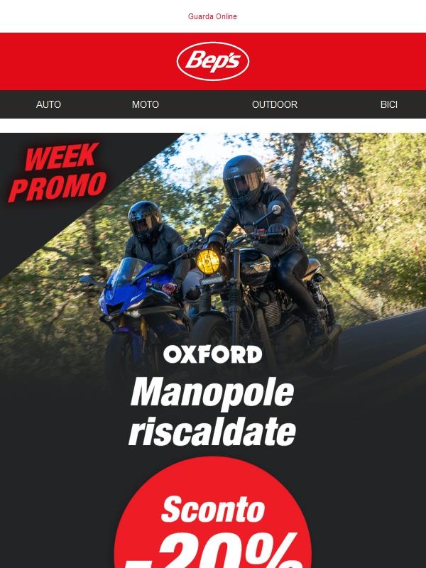 OXFORD: Manopole riscaldate in PROMO 🏍️