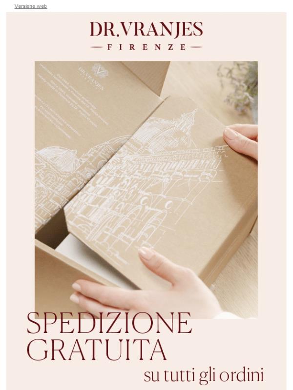 Spedizione gratuita su tutti gli ordini
