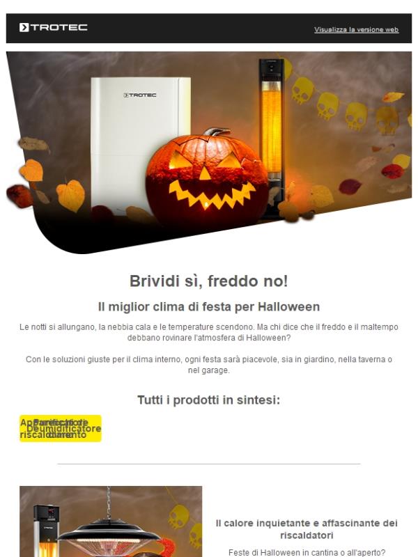 🎃 Atmosfera di festa per Halloween