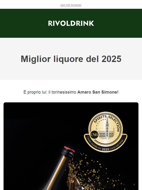 🎫 Il miglior liquore del mondo