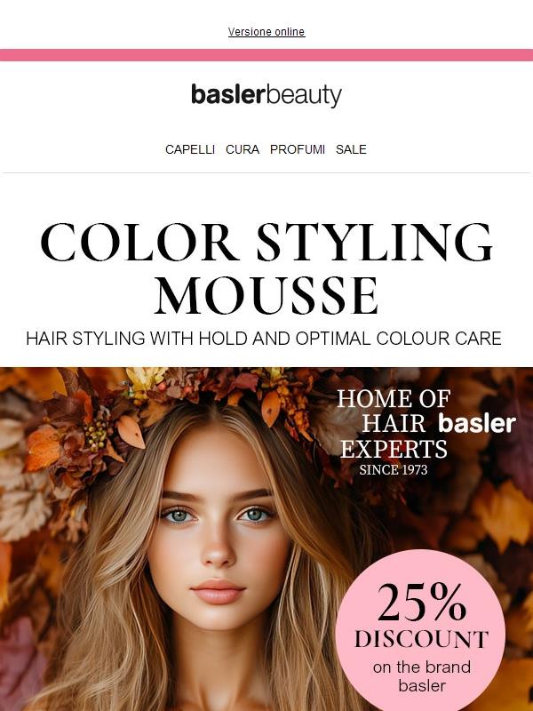 Esclusivo: assicurati il 25% di sconto su basler