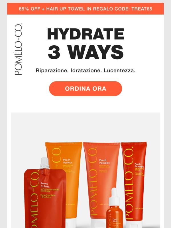 La tua routine per idratazione, lucentezza e riparazione,
