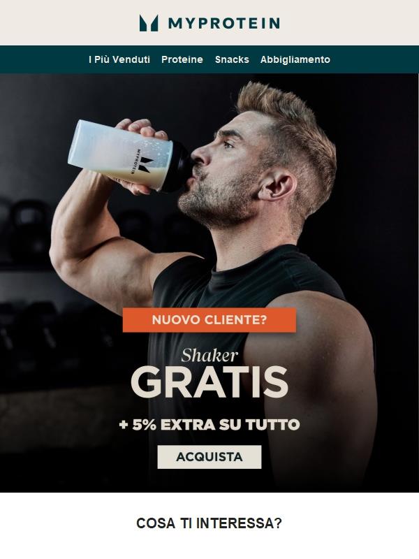Primo Ordine? Regalo + 5% Extra di Sconto 🔥