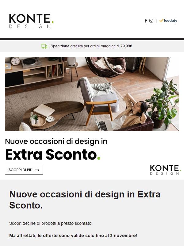 💥Design in offerta: entra nella sezione Extra Sconto