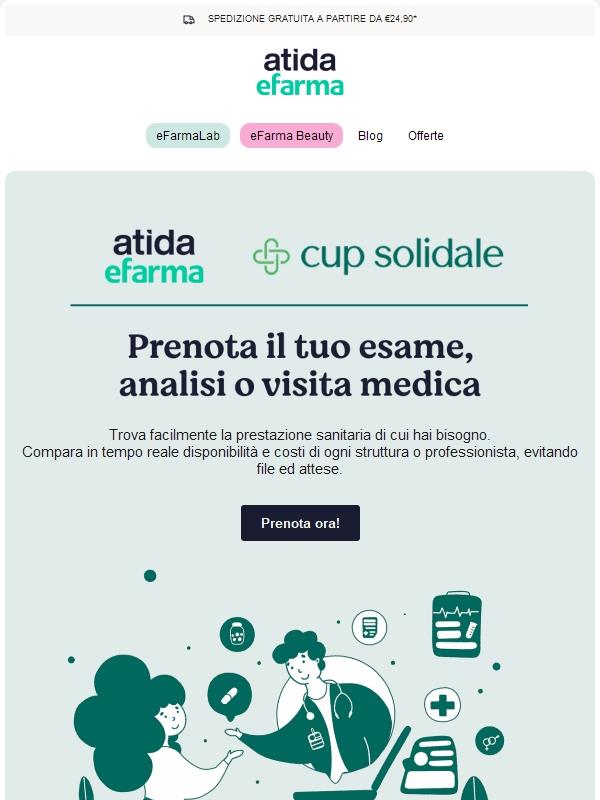 🩺 Visite, esami e analisi? Prenota tutto in un attimo!