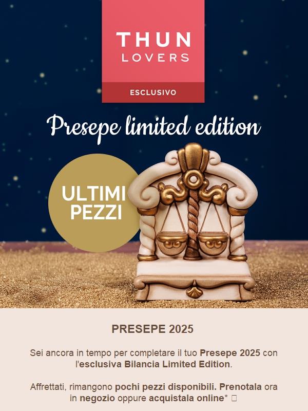 ULTIMI PEZZI: Bilancia Limited Edition 😍