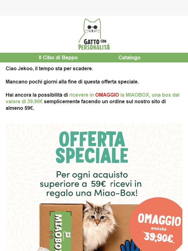 L'offerta sta per terminare