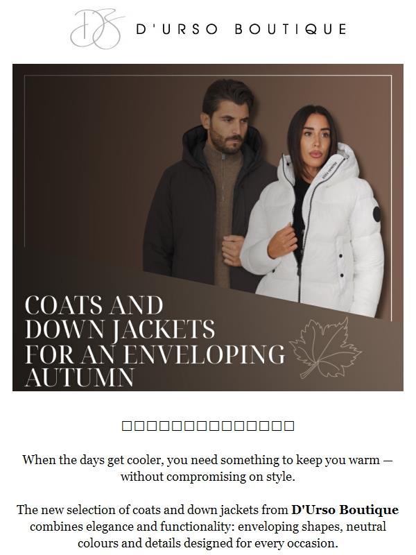 The right warmth for your autumn 🍁