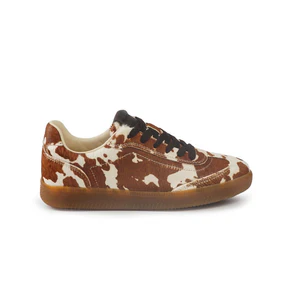 Sneakers Animalier Renato Garini Donna in Cavallino Mucca