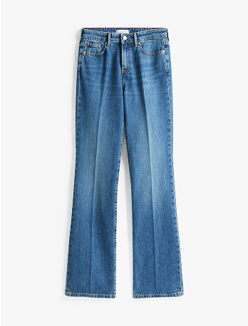 Jeans a campana e vita media