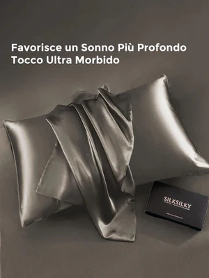 Image of 30 Momme Lussuosa federa 100% seta - Chiusura a busta