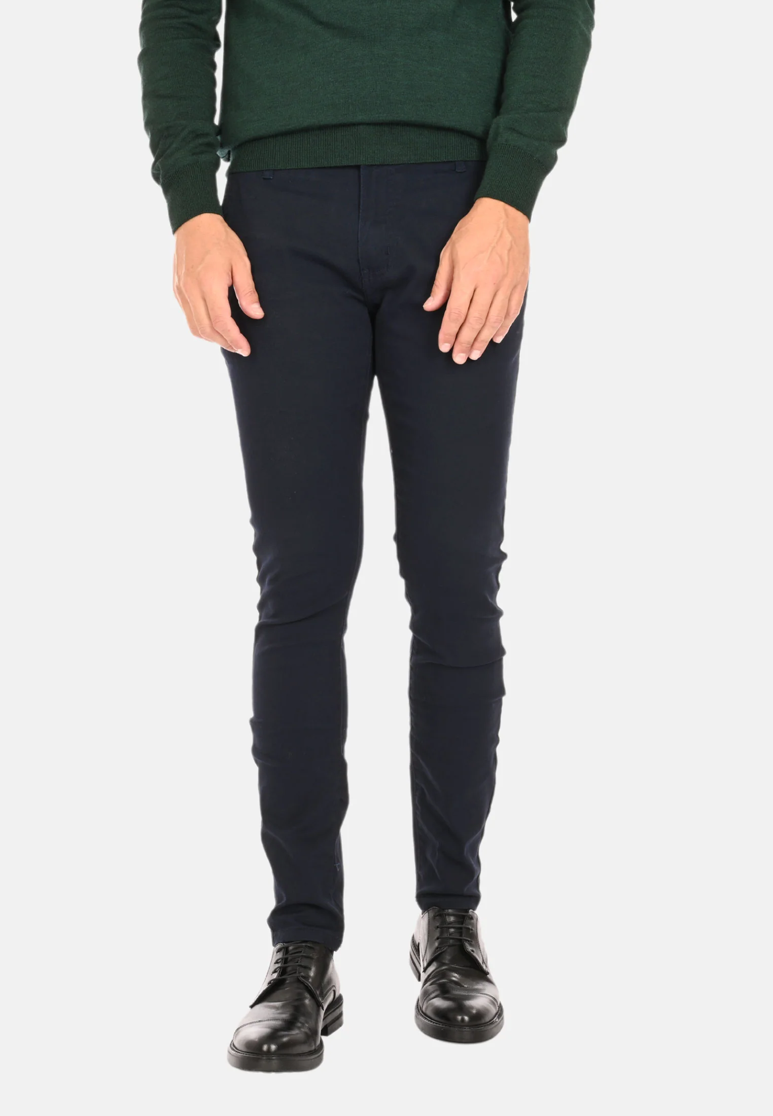 Image of Pantalone slim fit con tasca america