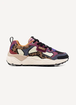 Sneakers Colmar Donna in Pelle Animalier Multicolor