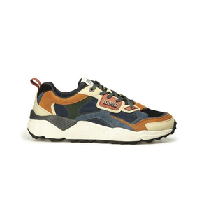 Sneakers Colmar Uomo in Pelle Denim Multicolor