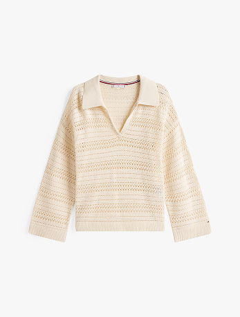 Pullover oversize all'uncinetto