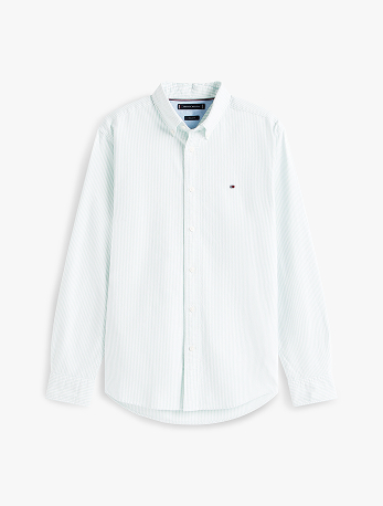 Camicia Oxford regular fit a righe