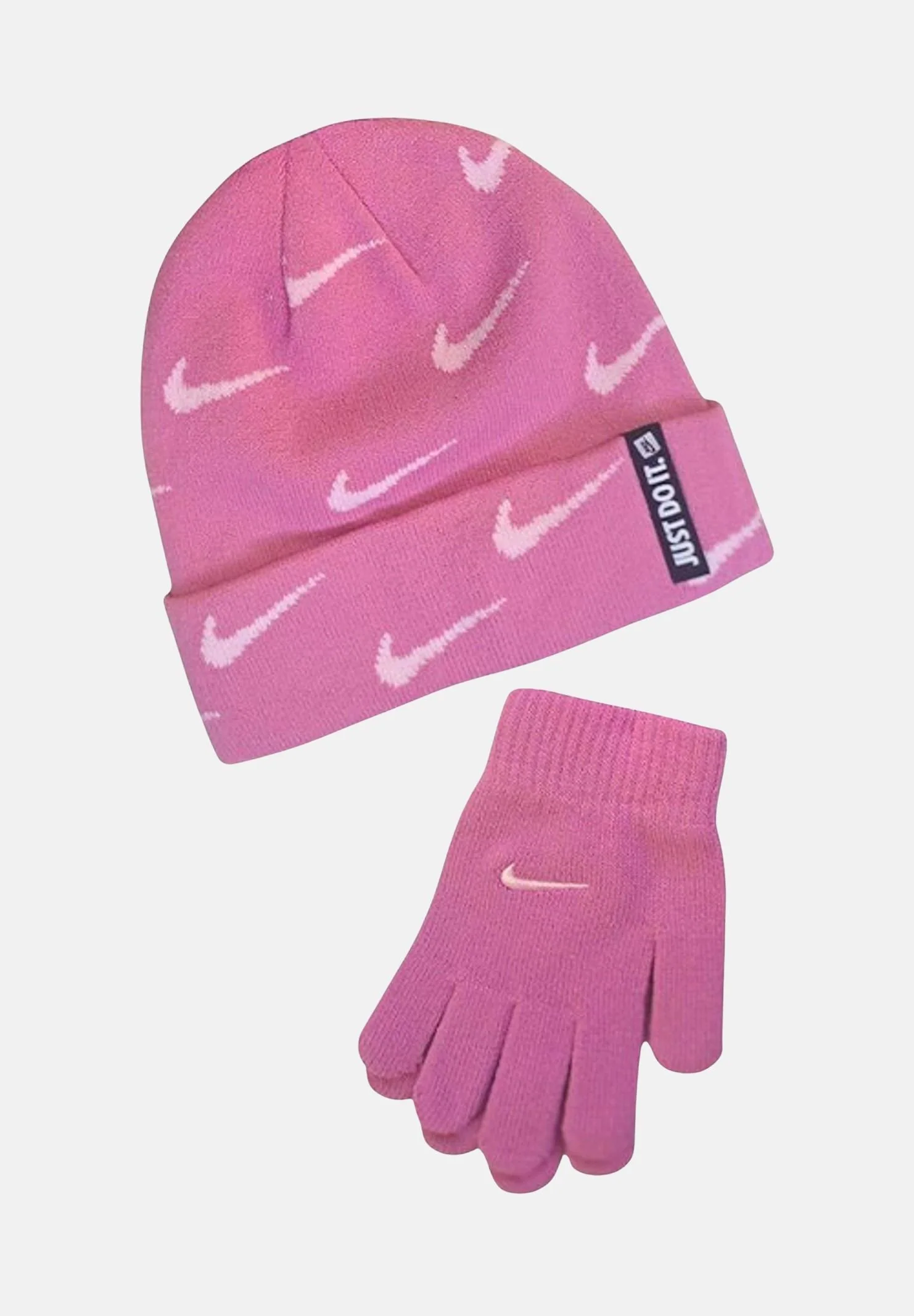 Image of NIKE Set regalo Nike Swoosh Repeat rosa da bambina