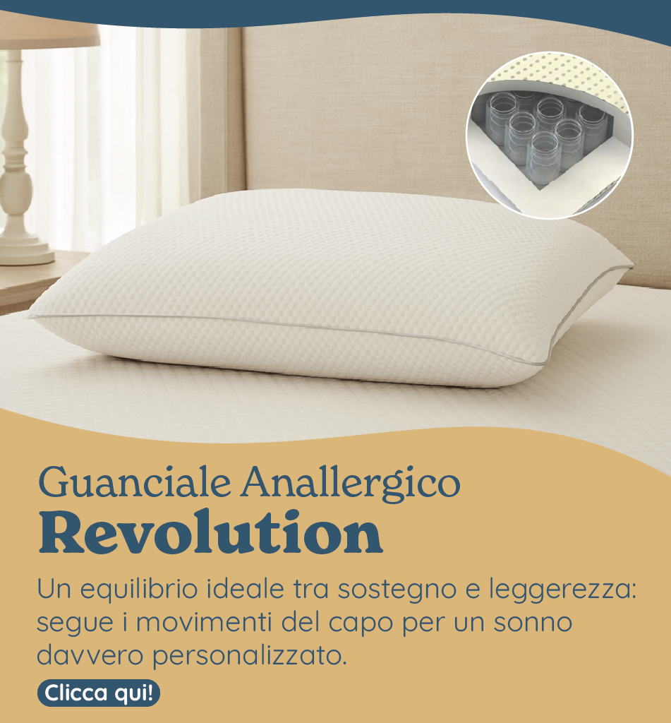 Guanciale Anallergico a Molle Insacchettate - Revolution