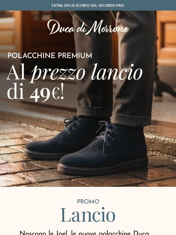 👞 Polacchini in camoscio a soli 49€!