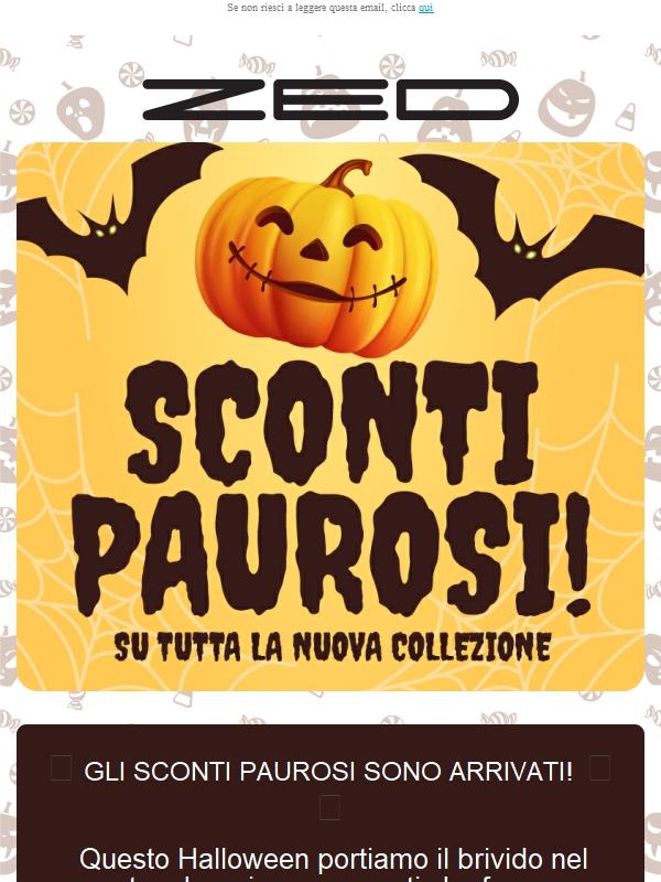👻 Sconti paurosi su Zedstore! Non perderti le sorprese di Halloween