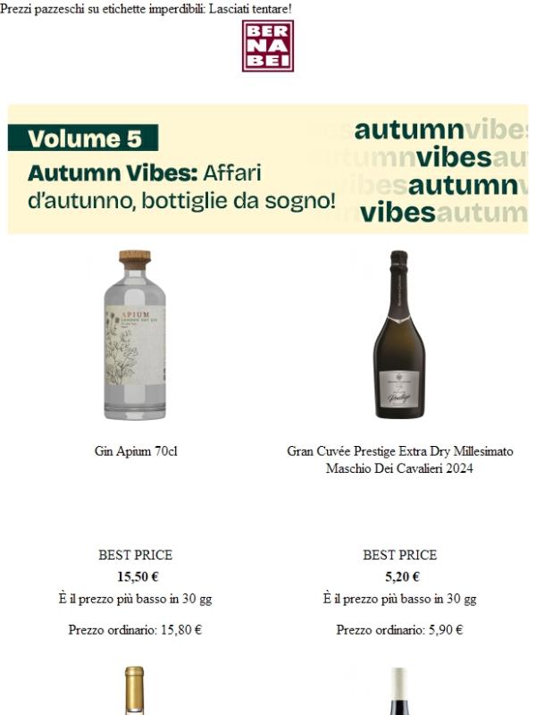 AUTUMN VIBES 💣 Boom di offerte!