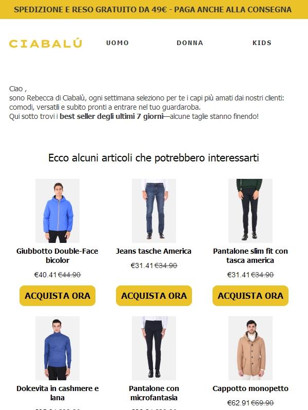 Nuovi must-have della settimana