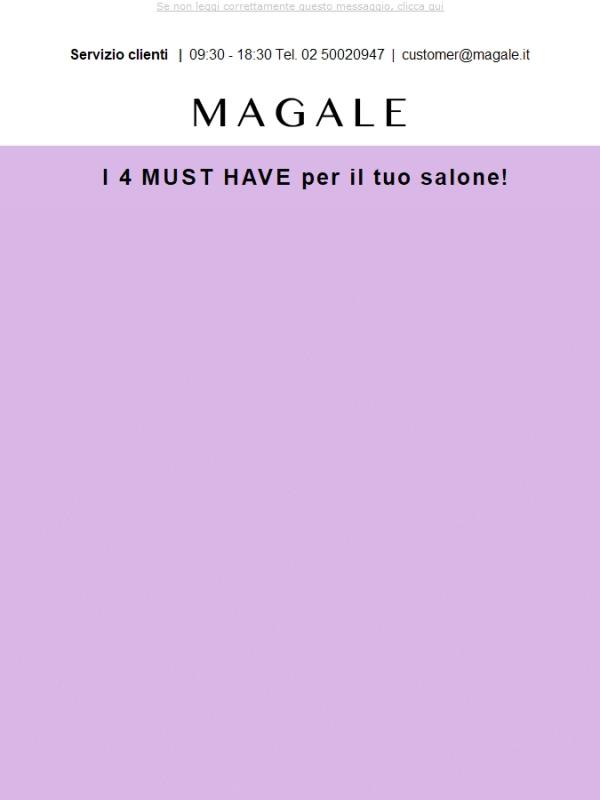 I 4 MUST HAVE per il tuo salone ✨💜 solo su Magale.it