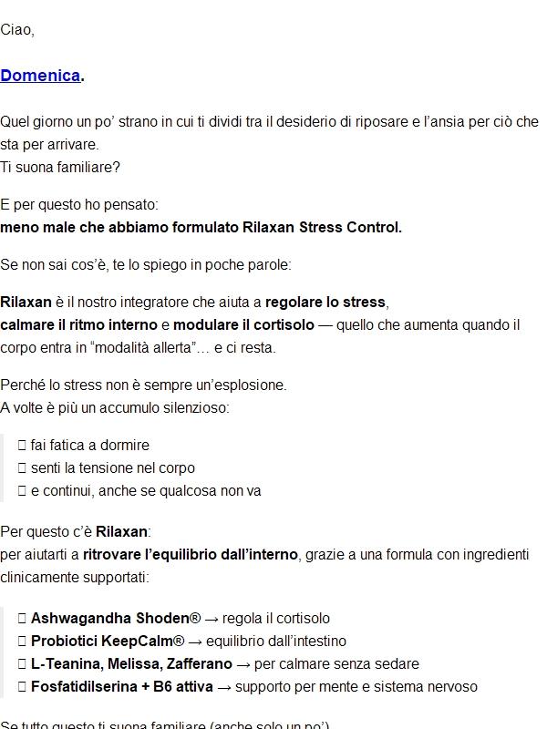 Re: E se fosse cortisolo? 🤯