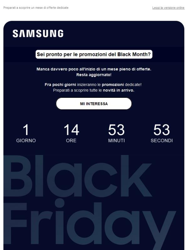 ➡️Il Black Month è quasi arrivato