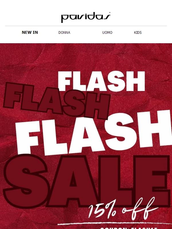 SCONTO FLASH – SOLO 48 ORE!