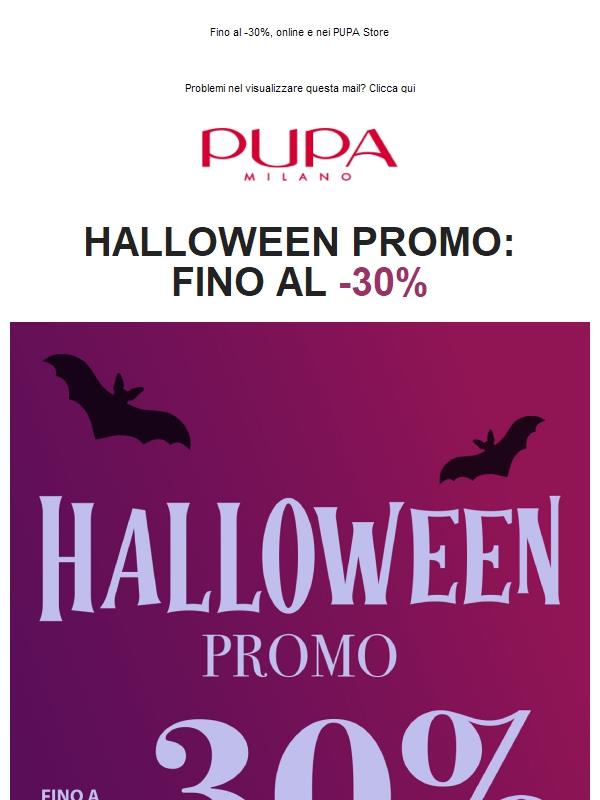 HALLOWEEN 👻 Una promo da paura ti aspetta!