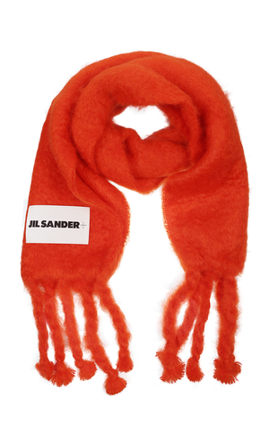 Wool blend scarf