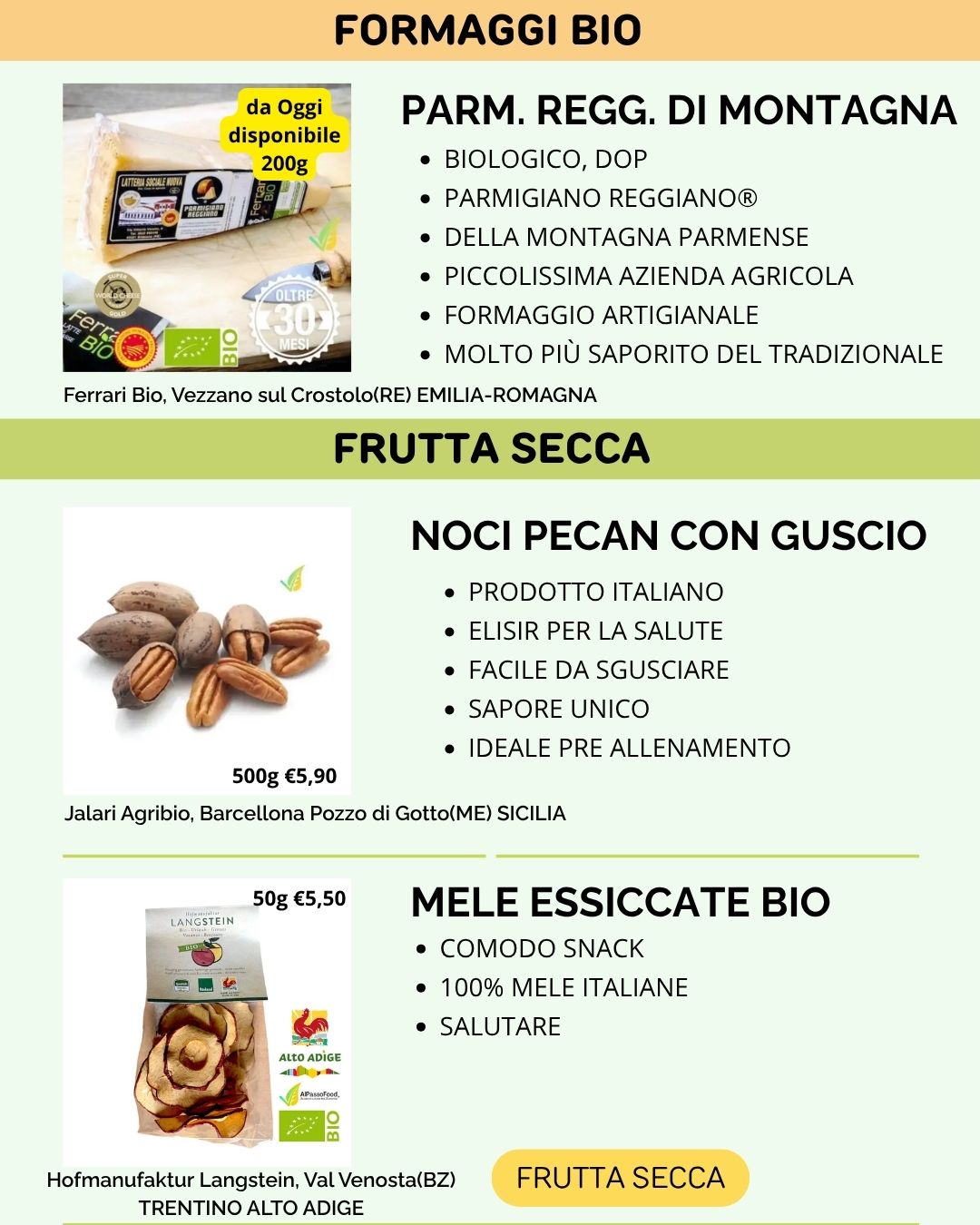 FORMAGGI