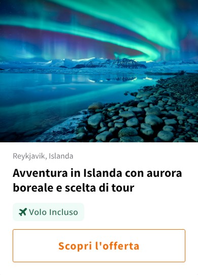 Avventura in Islanda con aurora boreale e scelta di tour