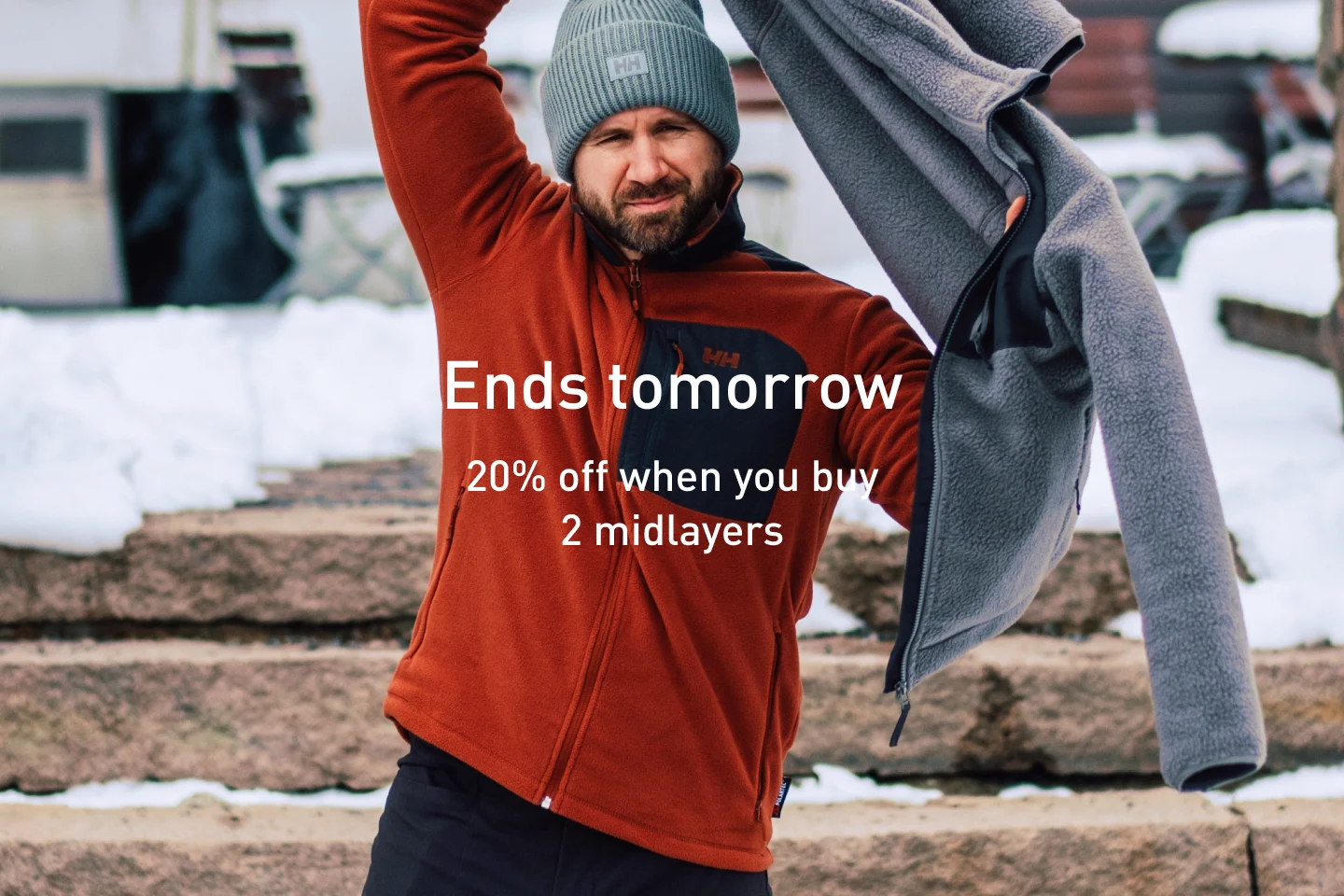 Ends tomorrow: 20% off when you buy 2 or more midlayers