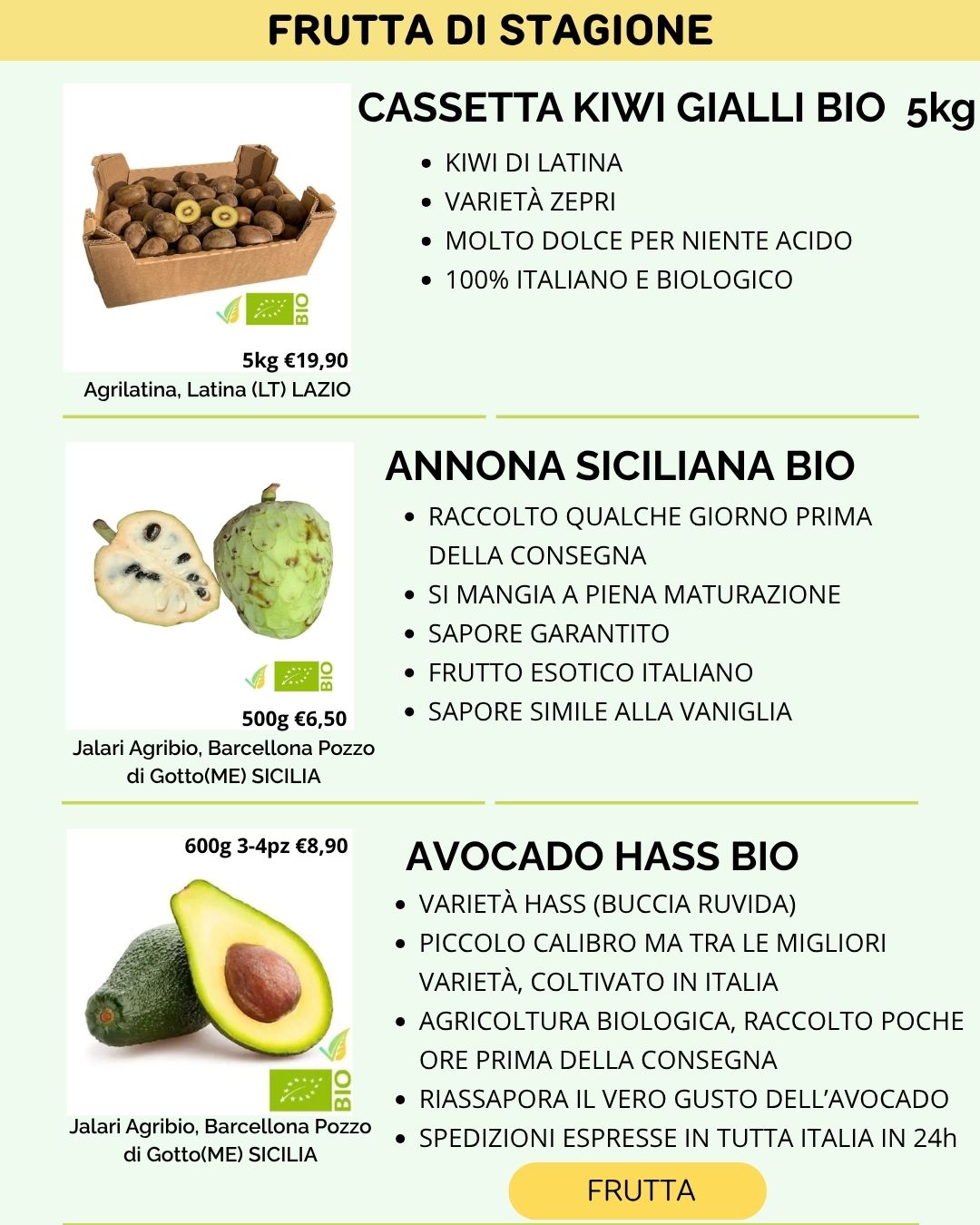 FRUTTA