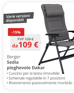 Sedia pieghevole Dakar