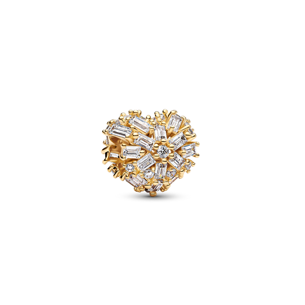 Sparkling Heart Charm