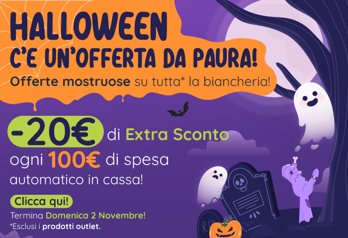 EXTRA SCONTO DI 20€ OGNI 100€ DI SPESA