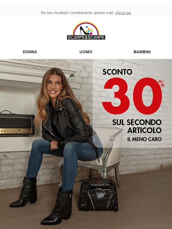 ULTIME ORE !! SCONTO 30% sul 2°articolo 🔥