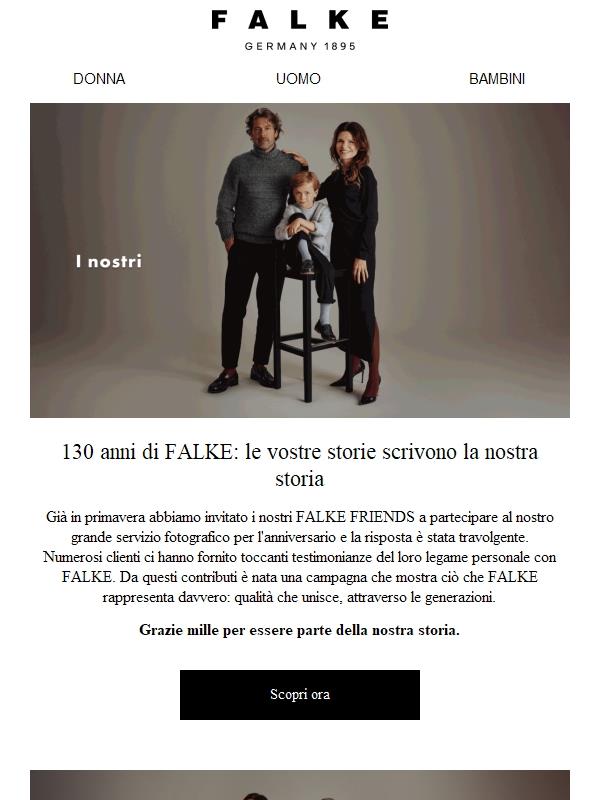 Una storia scritta insieme: 130 anni di FALKE