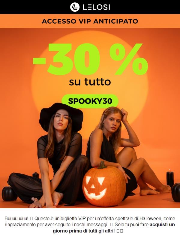 🔒 INVITO VIP: -30% SU TUTTO 👻