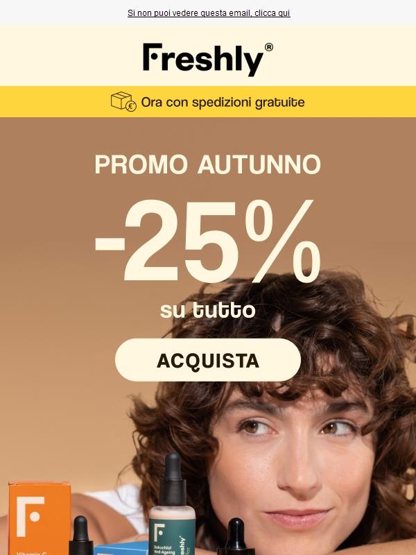 PROMO AUTUNNO 😍 -25% su tutto