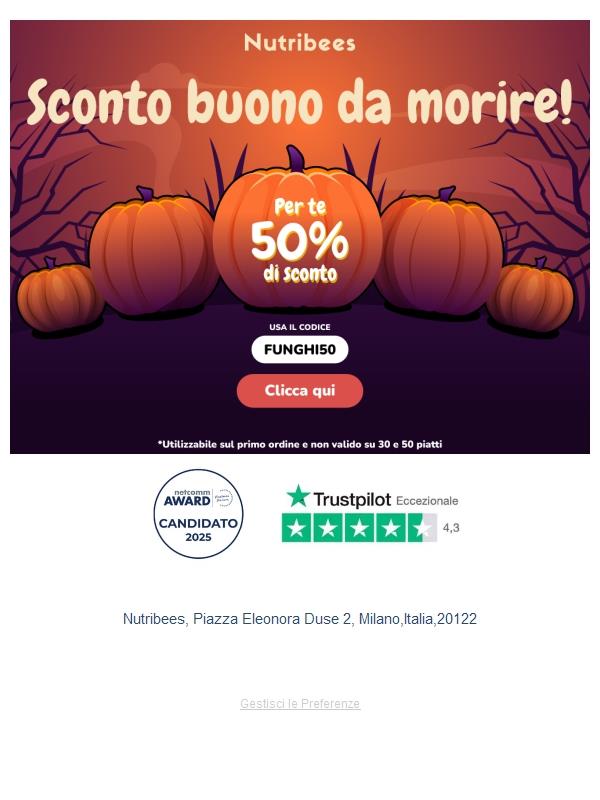 Sconto 50%, Scade Oggi‼️