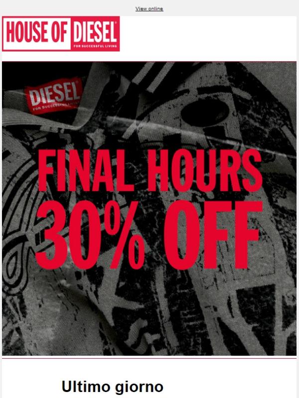 30% di sconto | Ultime ore