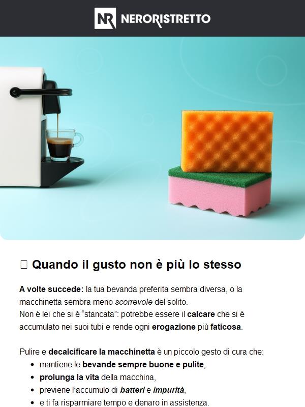 🧽 Come si decalcifica la macchinetta?