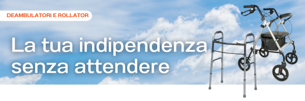 Deambulatori e rollator spedizione rapida La tua indipendenza senza attendere